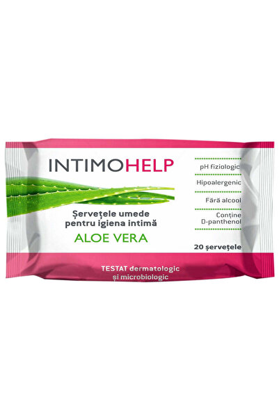 Other Υγρά μαντηλάκια IntimoHelp Intimate Hygiene με αλόη βέρα, 20 τεμάχια, Z...