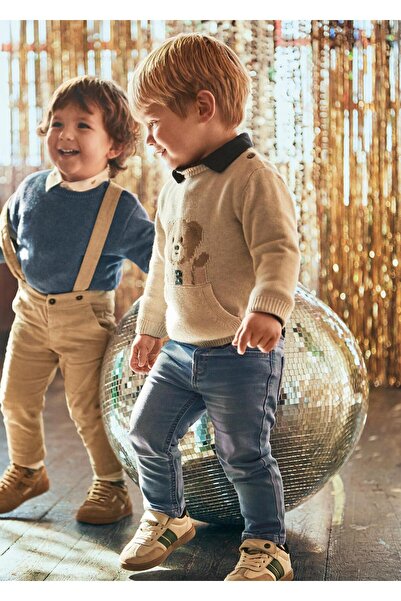 MAYORAL Erkek Bebek Yumuşak Kot Pantolon Mavi