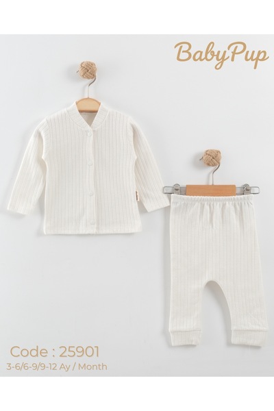 Butik Center Cotton Baby Set 2-Piece Set (Top + Bottom)