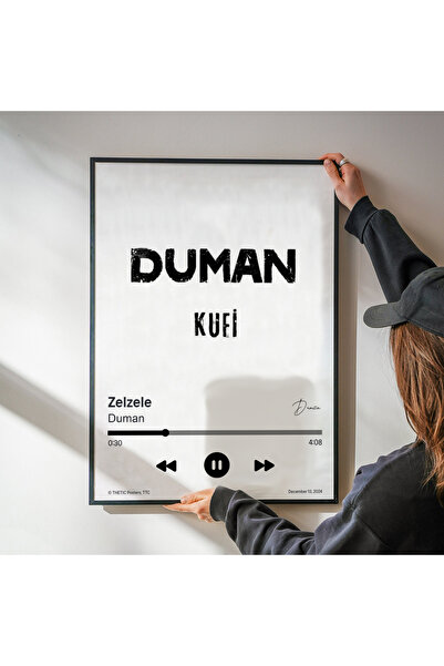 Thetic Duman - Amintiri, Colecția de single-uri O Noapte PREMIUM Poster Spotify - Poster cu cântec!