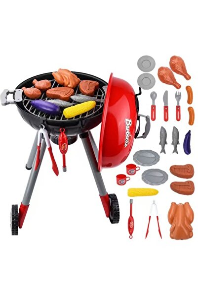 Rovo BBQ Grill Gratar jucarie 901A, lumini si sunete, 22 piese