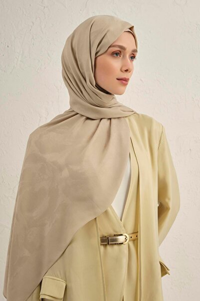 Armine Lyocell Viscon Shawl - Wave Pattern 1 - Dark Stone 17