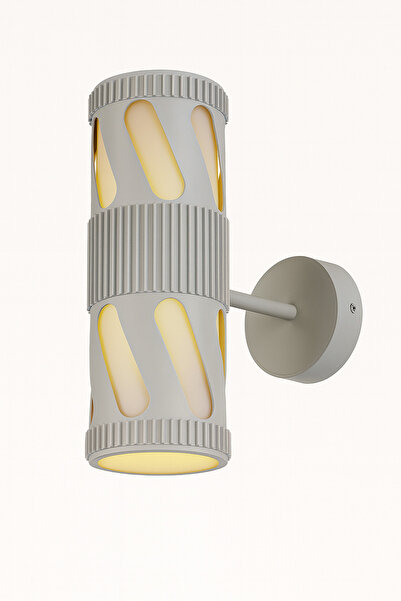 Nerfa Cylindrical Outdoor Wall Lamp Without Bulbs - E27 Base - Bulb Replaceable - 31 x 18 x 11 cm