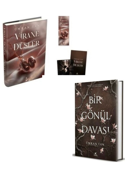 Pukka yayınları BİR GÖNÜL DAVASI VE VİRANE DÜŞLER İKİLİ CİLTLİ SET—ÜMRAN TAN