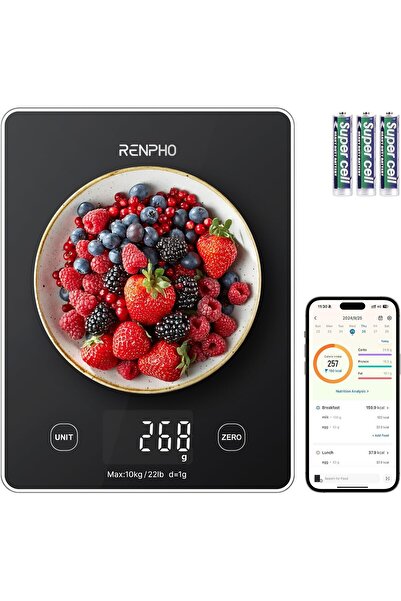 RENPHO SMART Digital Nutritional Kitchen Scale R-T001, Bluetooth, Calories, Diet