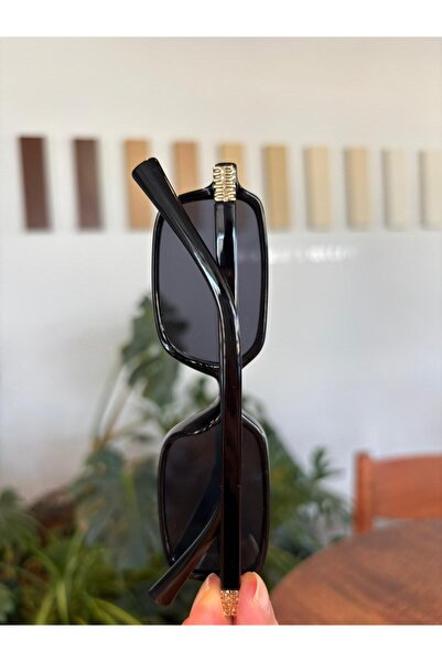 funeyes Miux Mi Square Sunglasses with Metal Accessories Miux Stylish Unisex Model Uv400 Protection