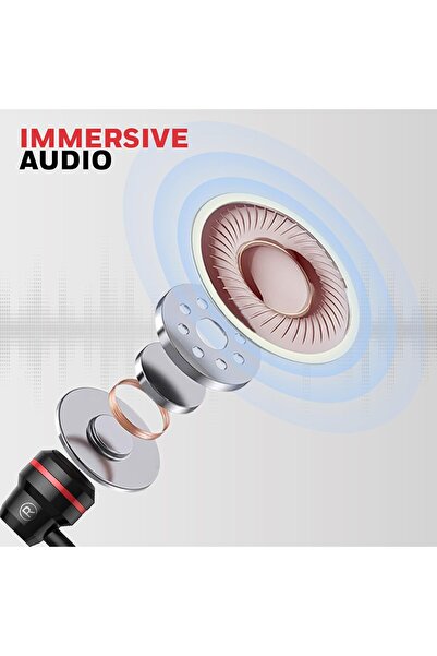 HONEYWELL P60 Wired In-Ear Earphones with Built-in Microphone (10mm×2, Passive Noise Cancellation)