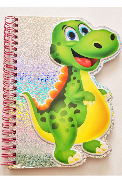 Modellino Spiral Shaped Cut 60 Sheets Embossed Sticker Cover Watermark Pages A5 Lined Notebook