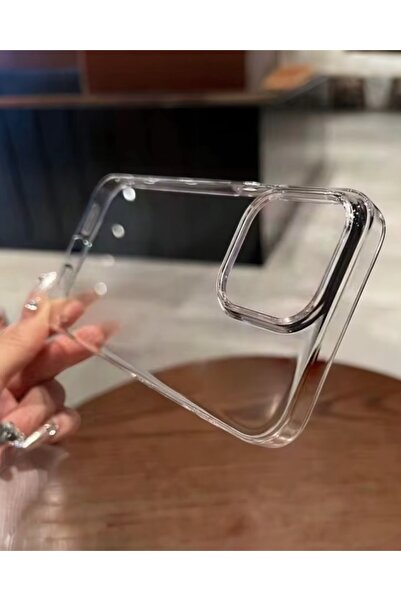 KILIF HOUSE Iphone 15 Pro Uyumlu Sert Crystal Clear Şeffaf Sararmaz Kılıf
