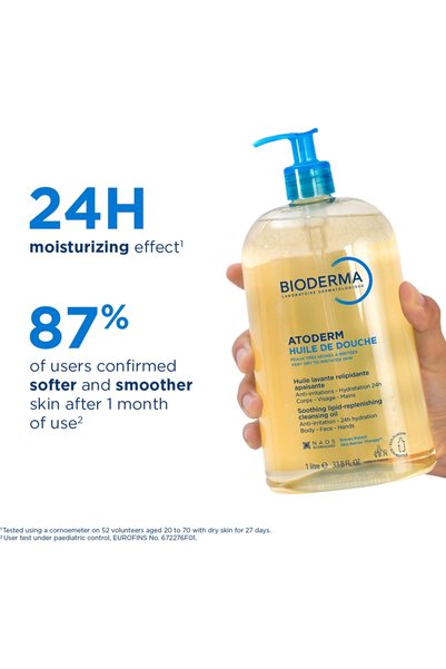 bioderma Atoderm Ulei de dus Bioderma Adoderm, pentru piele uscata si sensibila, 1 L