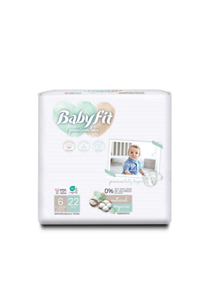 babyfit Πάνες XL, Νο. 6, 15-25 kg, 22 τεμάχια,