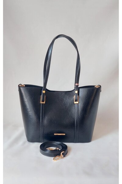 SARACH 252SV823 Model Marka Siyah Renk El ve Omuz Çantası