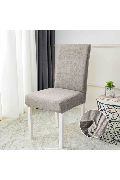 JOJO HOME Set 6 Huse Scaune, Uni Gri