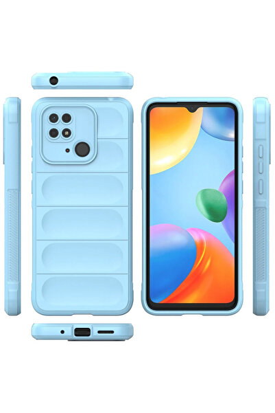 NewFace Sptrns Xiaomi Redmi 10C Case Optimum Silicone - (142632) Sky Blue