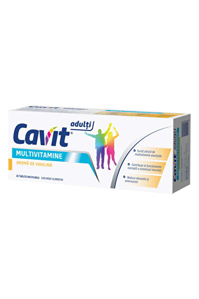 Other Cavit Adult Multivitamins with Vanilla Flavor, 20 Chewable Tablets, Biofarm