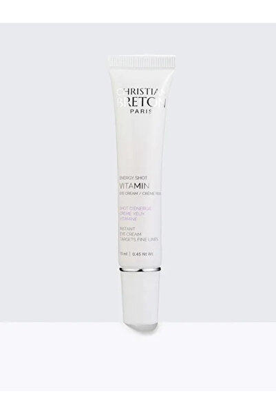 Christian Breton Energy Shot Vitamin Göz Çevresinin Daha Aydınlık ve Taze Görünmesine Yardımcı Göz Kremi 15 ml