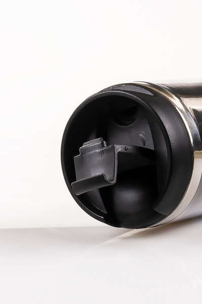 MUKKO HOME Cat Decorated Steel Mug - 360 ml | Leak-Proof Lid, Steel Inner Bowl, 19 cm