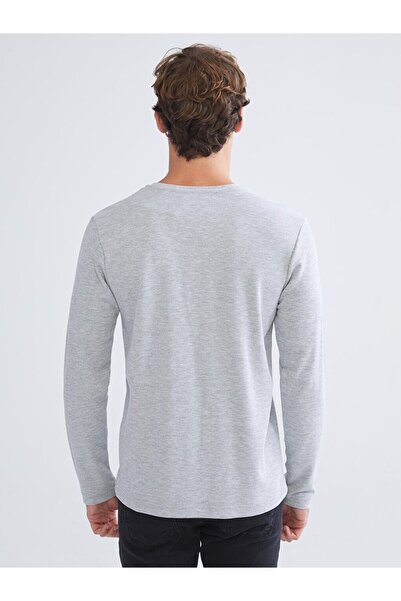 LC Waikiki Timeless Recommendations from Timeless Store |   Crew Neck Long Sleeve Men's Pajama Top