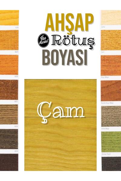 izmir bit pazarı Ahşap Rötuş Boyası - ÇAM - 25ml , Fırçalı Cam Şişede Mobilya...