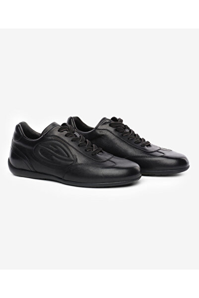 Greyder Erkek Siyah Hakiki Deri Sneaker Ayakkabı 5K1SA18472