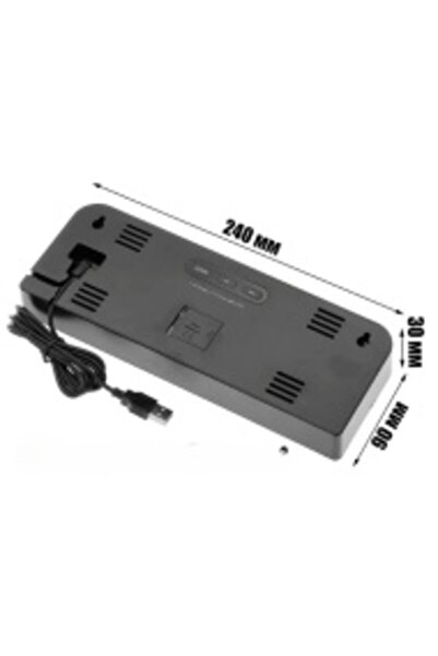 Poro Online Electronic Clock GH 0707 Green Display