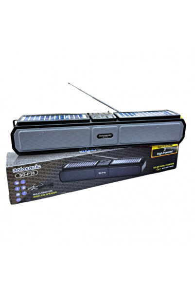 Poro Online Portable Speaker Soundbar P18 Solar Bluetooth