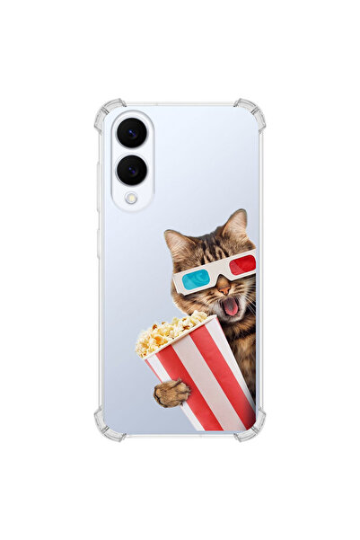 PrintiFy Cat 1 Design Anti-Shock Case Compatible with Samsung Galaxy S25 Edge