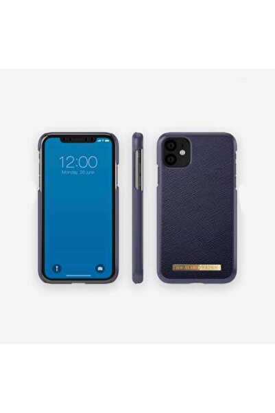 Ideal Of Sweden – Saffiano Leather Case for iPhone 11/XR - Blue