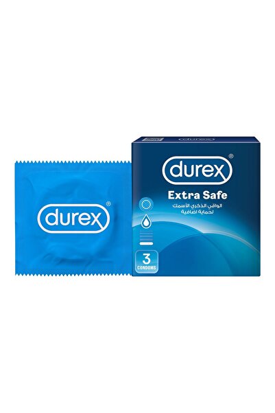 Reckitt واقيات ذكرية ديوركس إكسترا سيف للرجال، 3 قطع