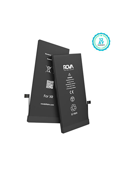 ROVA iPhone XR Yüksek Kapasiteli Batarya Pil 3510 mAh