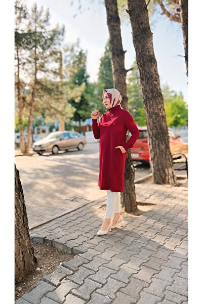 Armine TREND Πλεκτό υφασμάτινο τουνίκ με δαχτυλίδια 25KT456