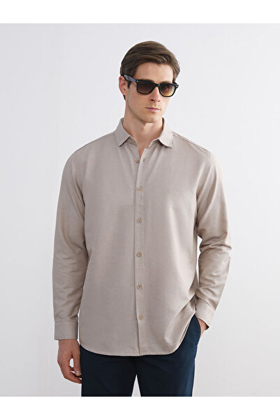 LC Waikiki Cămașă pentru bărbați cu mânecă lungă și închidere cu nasturi în față