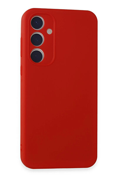 NewFace حافظة سامسونج جالاكسي A15 4G من السيليكون الأول (113632) - أحمر