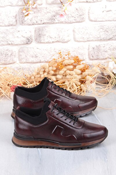 Pepita 5333 Comfortable Elastic Rubber Sole Genuine Leather Men's Shoes