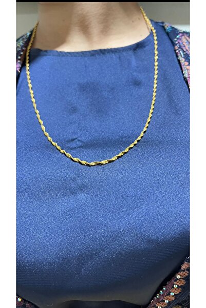 Stor Yanardöner ince zarif altın kaplama zincir kolye