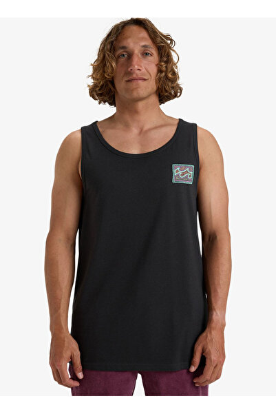 BİLLABONG Crayon Wave Tk Eby Black Crew Neck Regular Fit Plain Men's T-Shirt