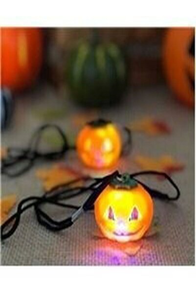 DÜVENCİ TİCARET قلادة اليقطين المضيئة لعيد الهالوين