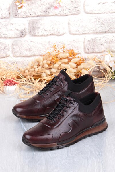 Pepita 5333 Comfortable Elastic Rubber Sole Genuine Leather Men's Shoes