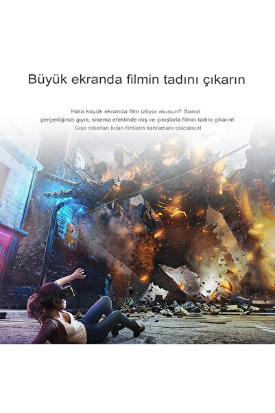 NewFace FLZ Shinecon SC-G04E 3D Sanal Gerçeklik Gözlüğü - Siyah