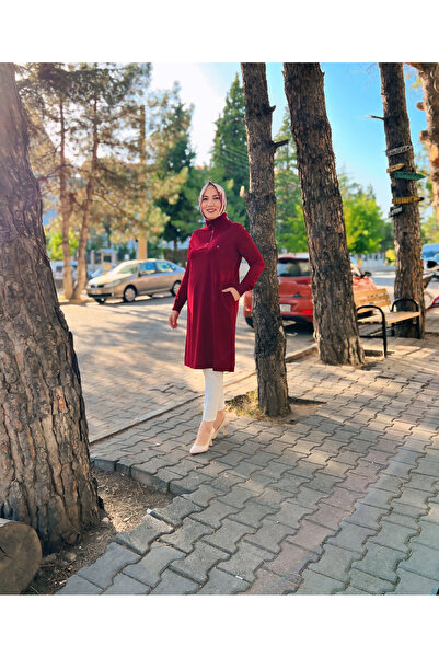 Armine TREND Πλεκτό υφασμάτινο τουνίκ με δαχτυλίδια 25KT456