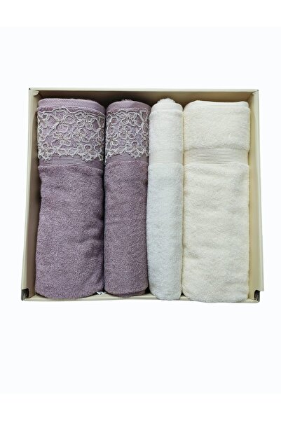 Özdilek Begonvil Best Hammam Set - Cream Plum
