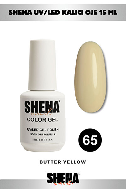 Shena Kalıcı Oje 15 Ml - 65 Tereyağ Sarısı - UV/LED Gel Polish ❤ From Dubai
