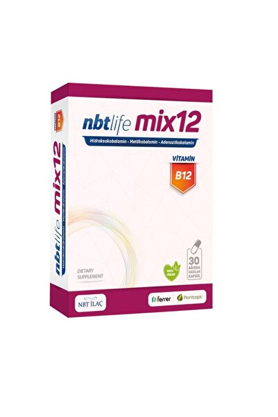 NBT Life Mix Vitamin B12 30 Kapsül