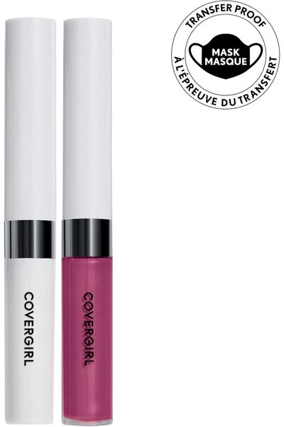 covergirl Outlast All-Day Lip Color Custom Reds, Unique Burgundy, 2 Piece Set ( 1 Pack)