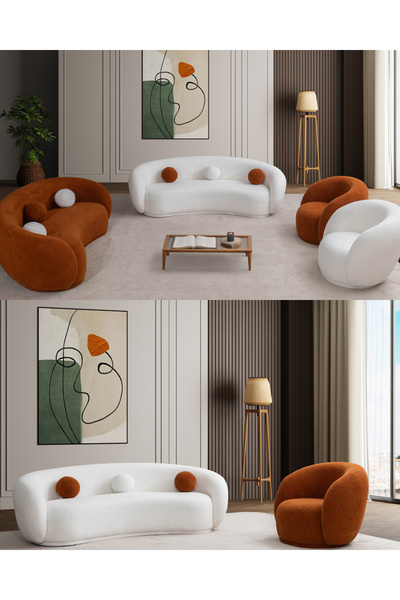 AKKA SOFA İNEGÖL Fasulye Koltuk Takımı - İnegöl Mobilyası