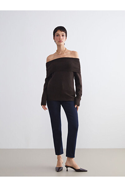 LC Waikiki Boat Neck Women's Knitwear Sweater