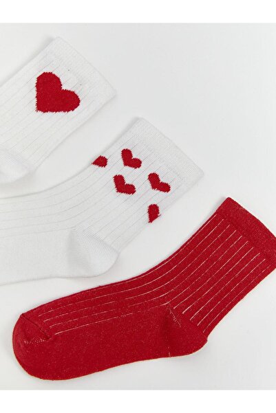 LC Waikiki Patterned Girls' Socks 3-Piece (W5)