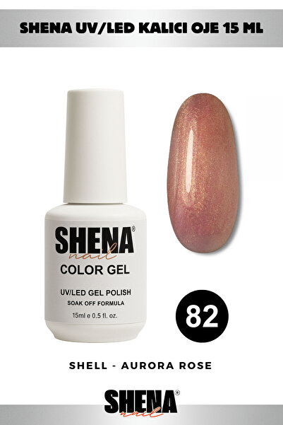 Shena Kalıcı Oje 15 Ml - 82 Aurora Shell - UV/LED Gel Polish ❤ From Dubai