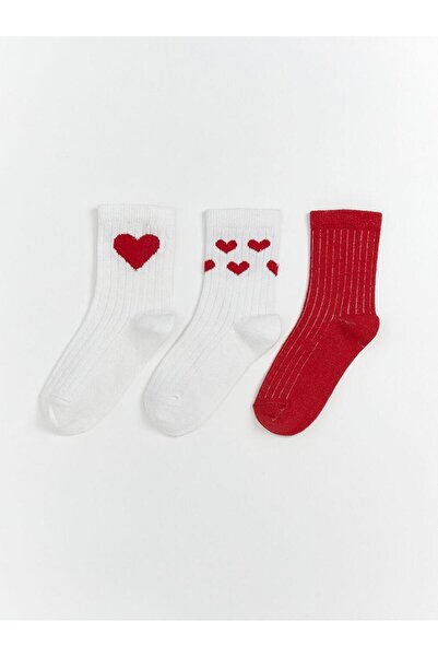 LC Waikiki Patterned Girls' Socks 3-Piece (W5)