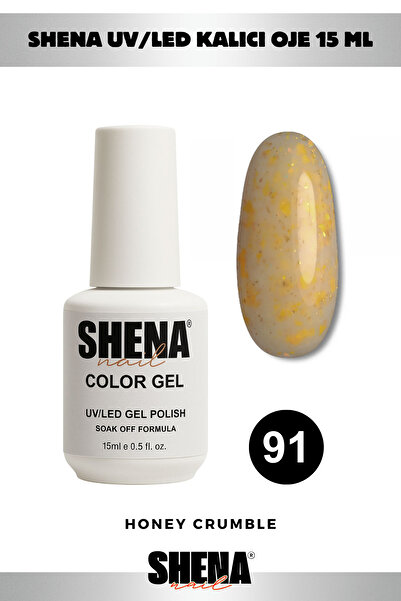 Shena Kalıcı Oje 15 Ml - 91 Konfeti Opal - UV/LED Gel Polish ❤ From Dubai